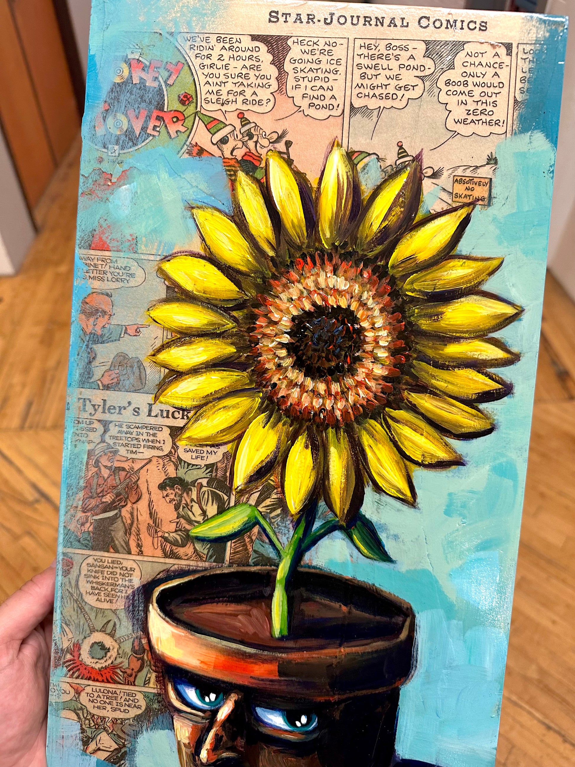 pothead painting Pot Head – BarretLee